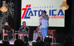 Deputado Ricardo Ayres destaca os impactos do vício em apostas no I CONINTER FACDO 2025.