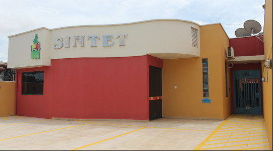 Sede do Sintet em Miracema, onde atua a regional responsável pela ação vitoriosa em favor de professores de Miranorte